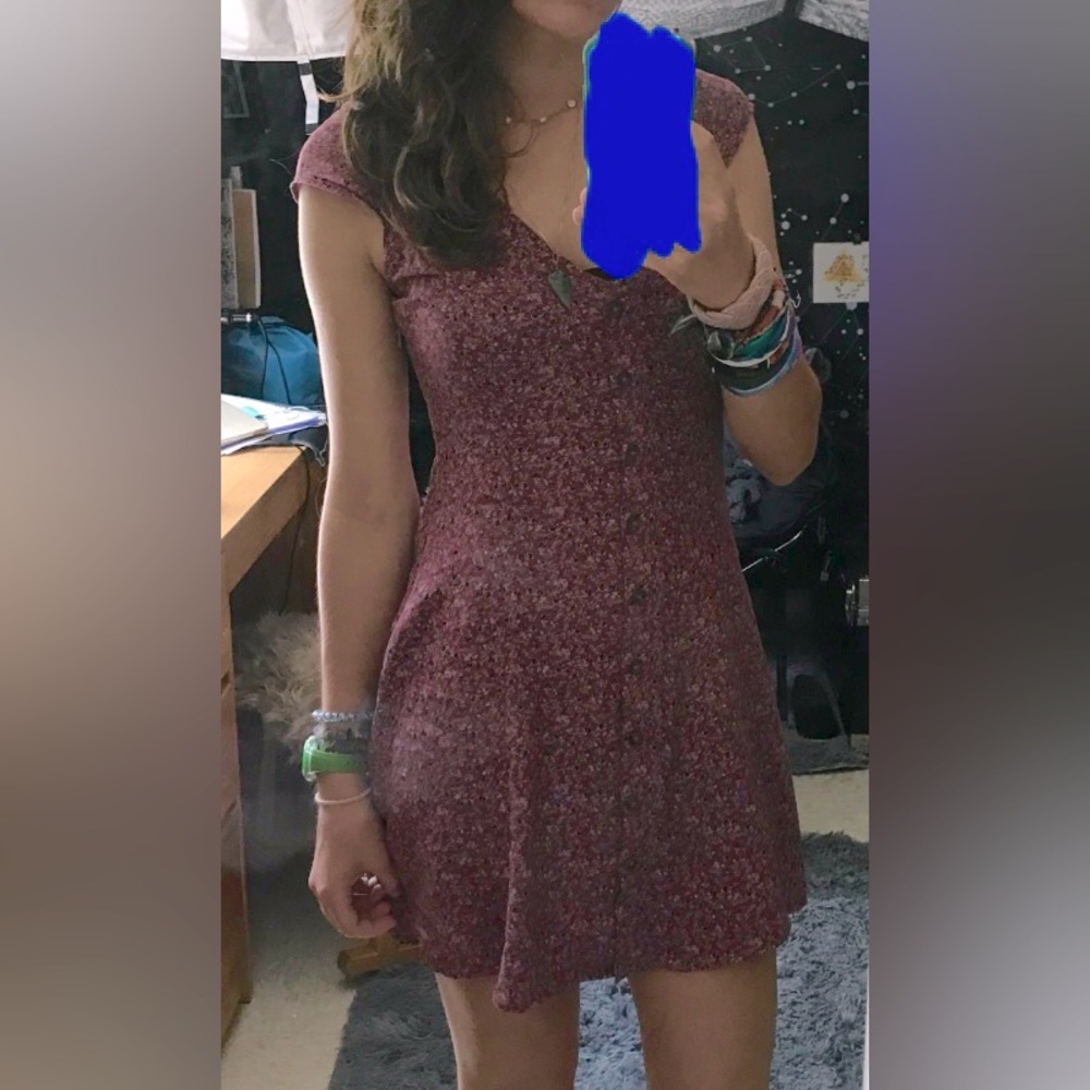 SOLD—American Eagle Floral Mini Dress - Picture 6 of 6